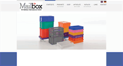 Desktop Screenshot of mailbox-international.de